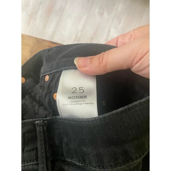 Mother The Insider Crop Shorts Not Guilty Size 25 - Picture 5 of 8